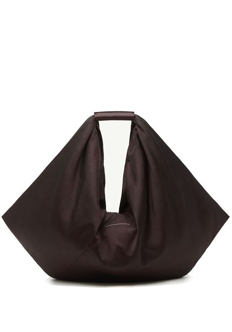 borsa japanese draped donna marrone MM6 MAISON MARGIELA | SB5WC0019 P8487T5075